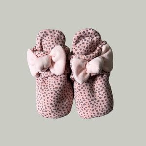 Robeez Girls Pink Polka 0 - 3 Months Baby Textile Shoes
